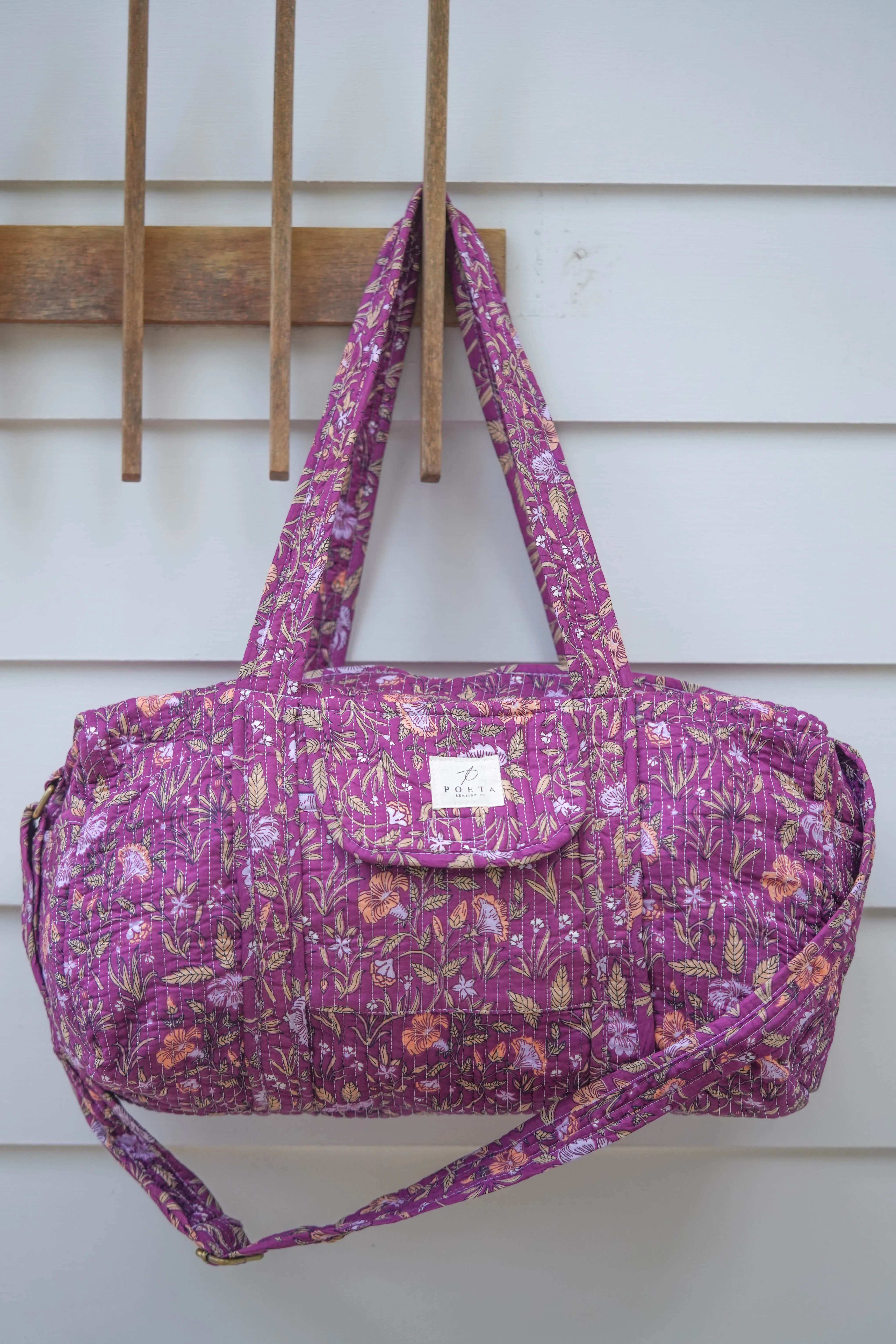 Plum Duffle Bag