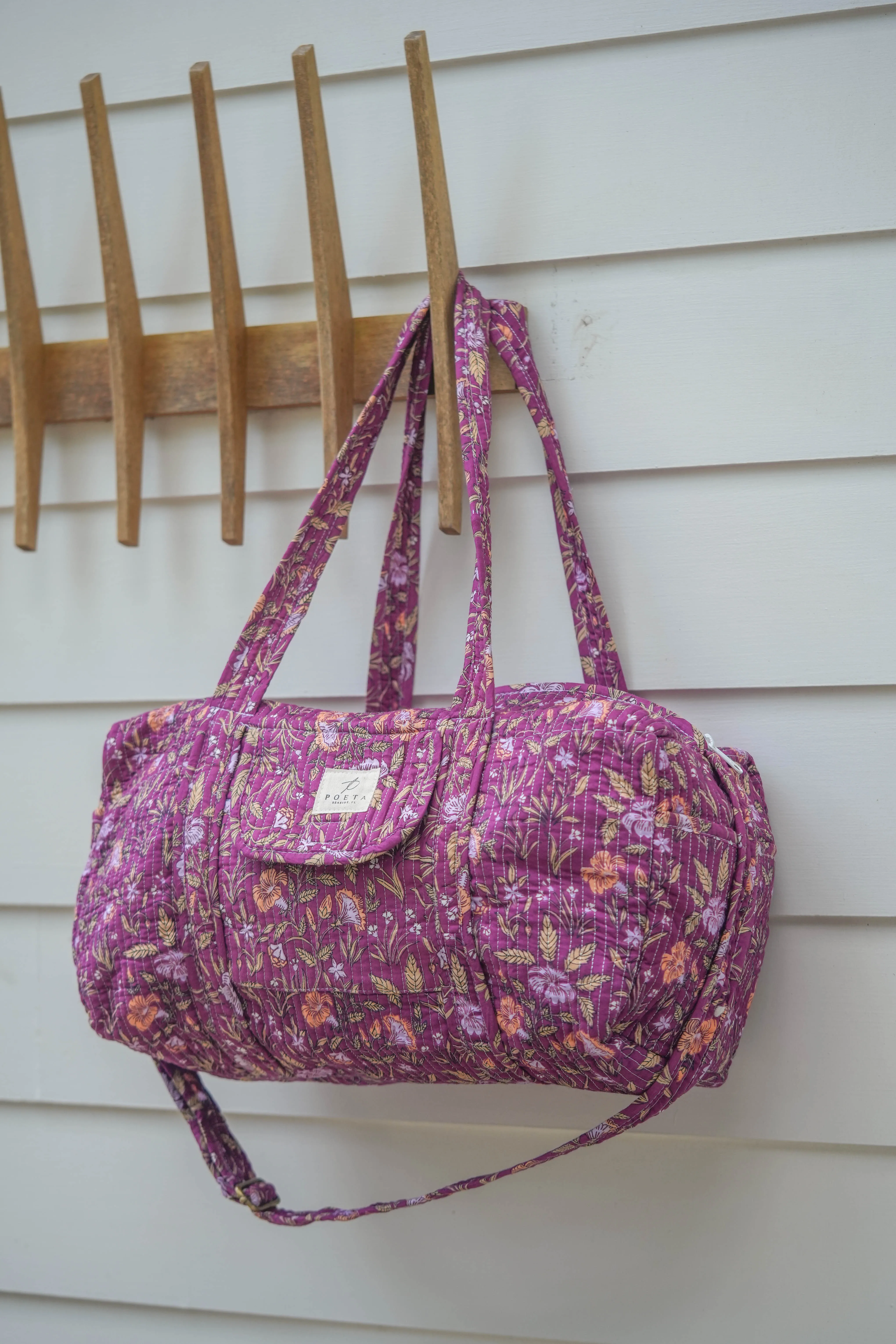 Plum Duffle Bag