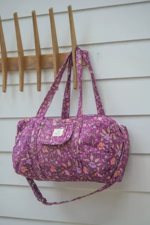 Plum Duffle Bag