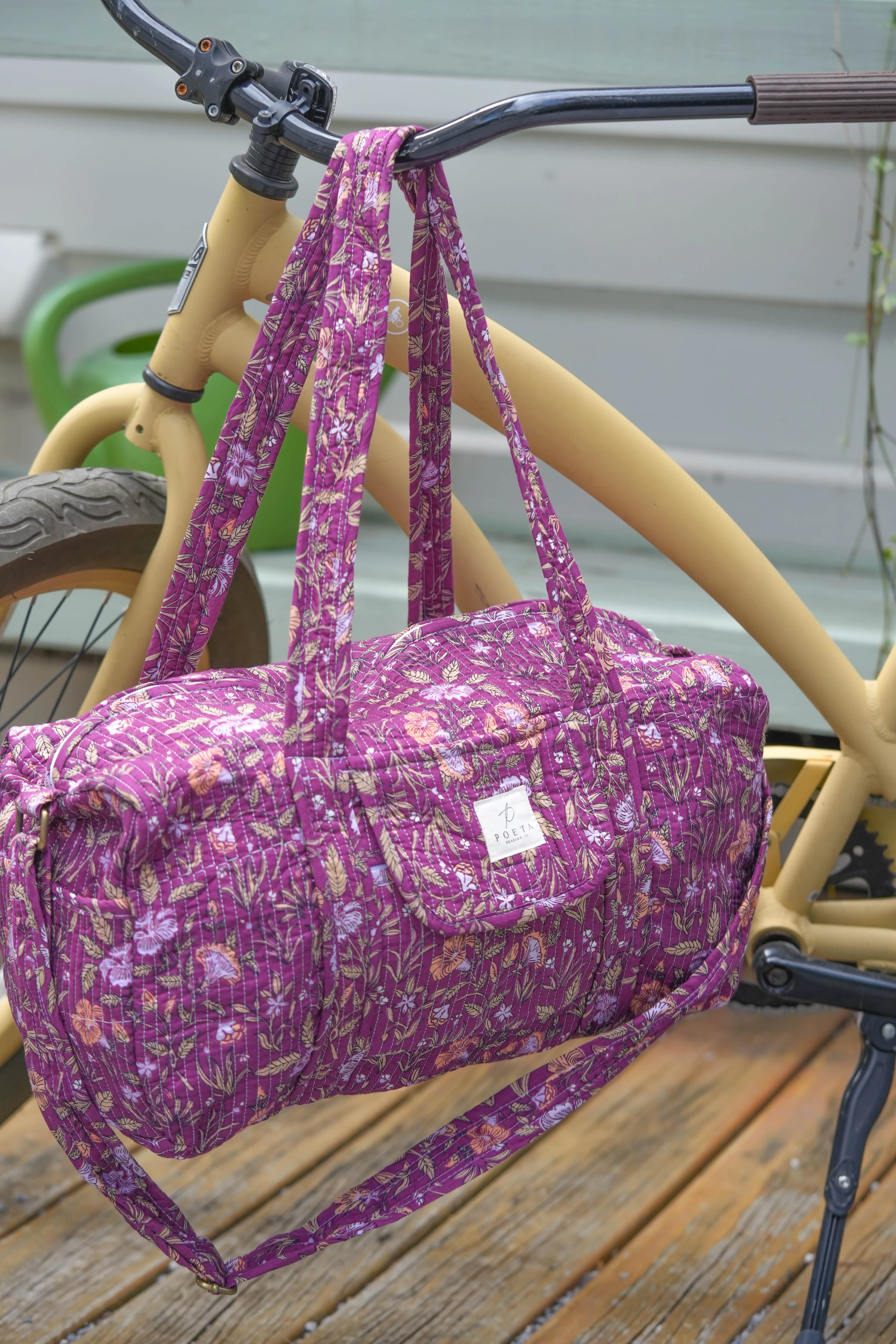 Plum Duffle Bag