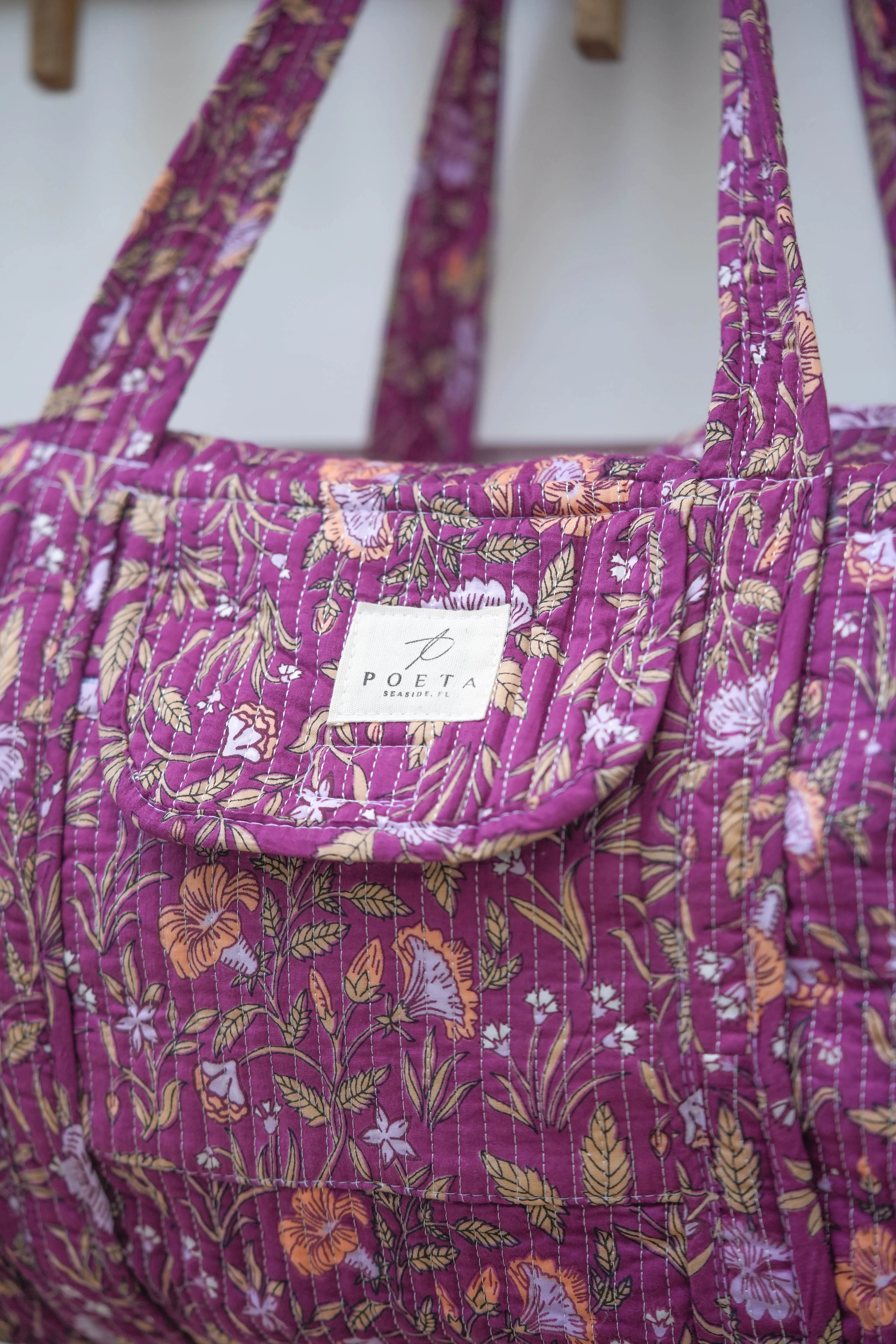Plum Duffle Bag