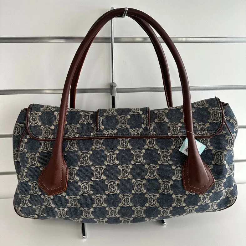 Pre-loved and Bag Collection Leather Macadam - High-demand Canvas Hobo Celine Blue Vintage Affordable delivery in