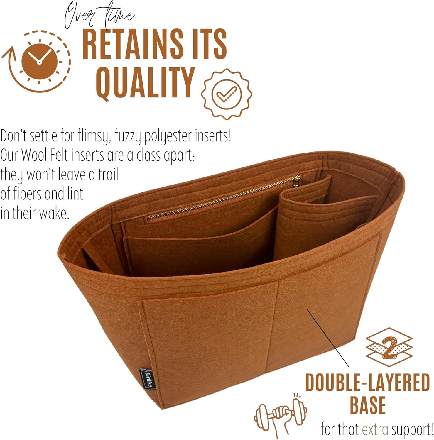 Premium Purse Organizer compatible with Lv Lock and Walk Bag Organizer Insert - Handmade Purse Liner, Perfect fit for Oval Shaped Hobo Bag Insert Gold Zipper (Bubblegum, For Lock and Walk)