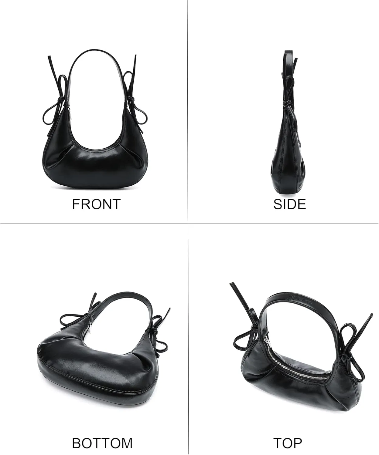 Purse for Women Crescent Shoulder Bags Women Small Clutch Bag Cute Hobo Tote Underarm Purse