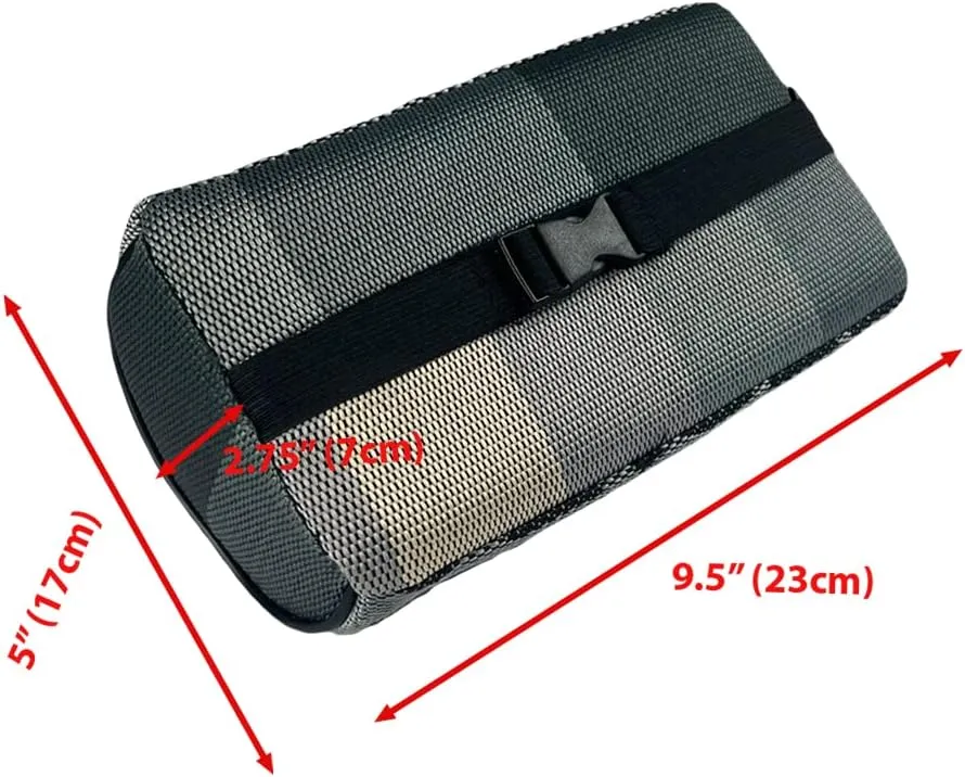 Q1-TECH, 2PCS JDM Bride Recaro Racing Gradation for Car Seat Neck Rest Headrest Pillow Fabric Bucket seat Material (Recaro/Gradation)