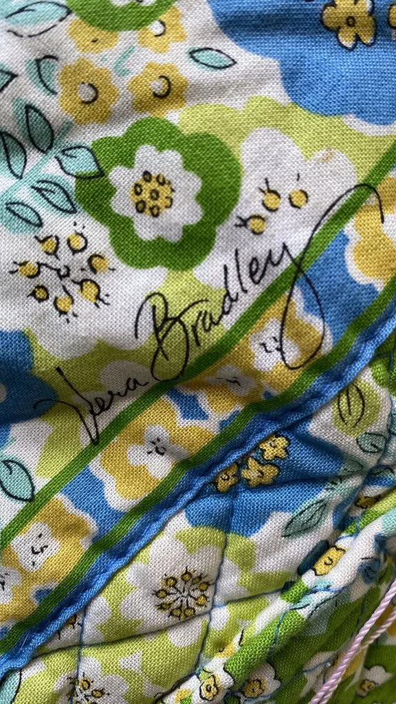 Quilted Floral Duffle Bag