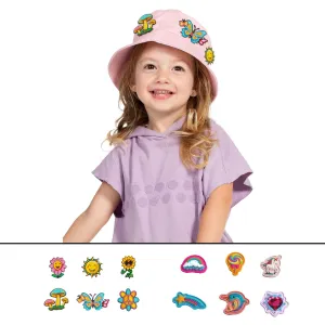 Rabble Unisex Kids' Bucket Hat  with Blossom & Wonder Dabblz Bundle