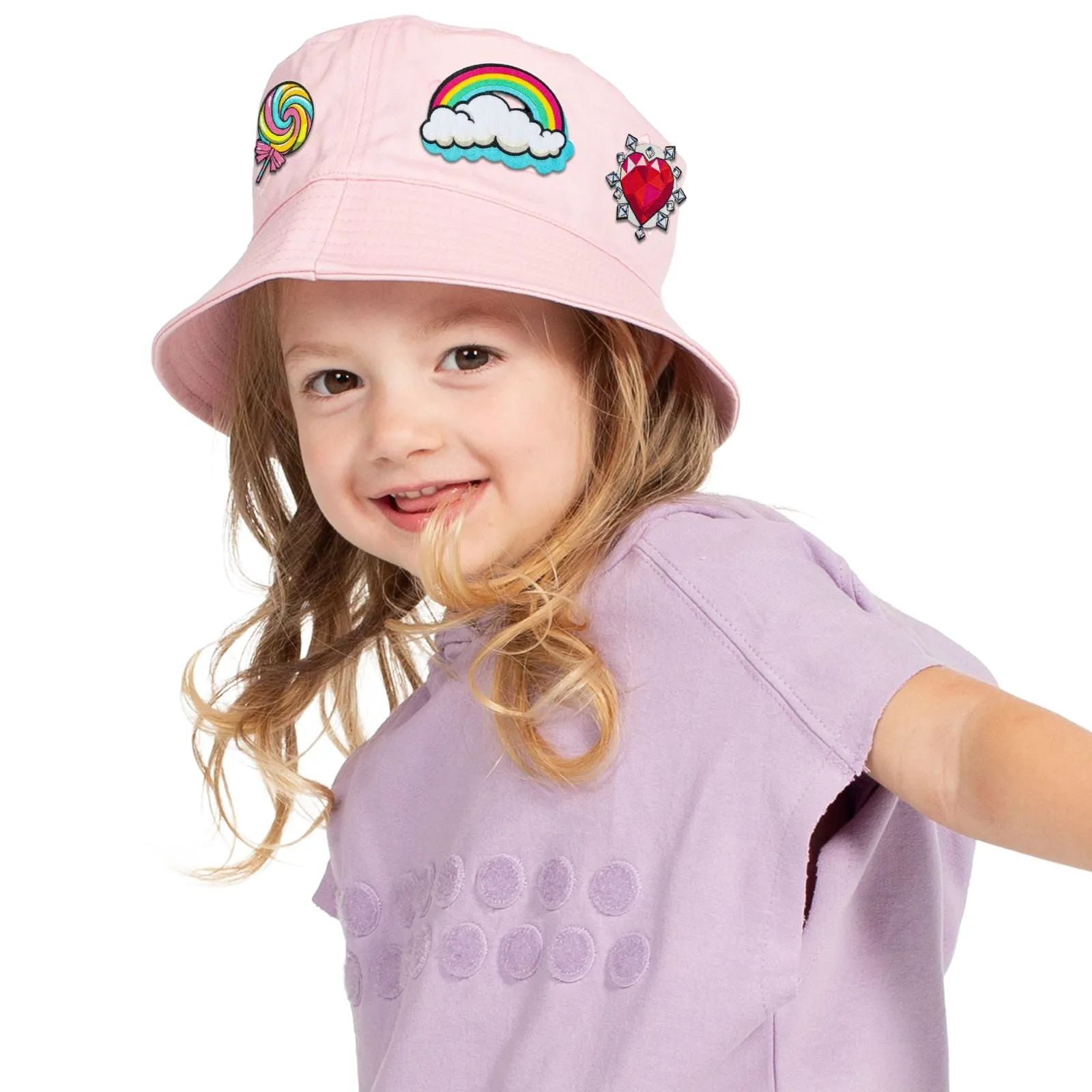 Rabble Unisex Kids' Bucket Hat  with Blossom & Wonder Dabblz Bundle