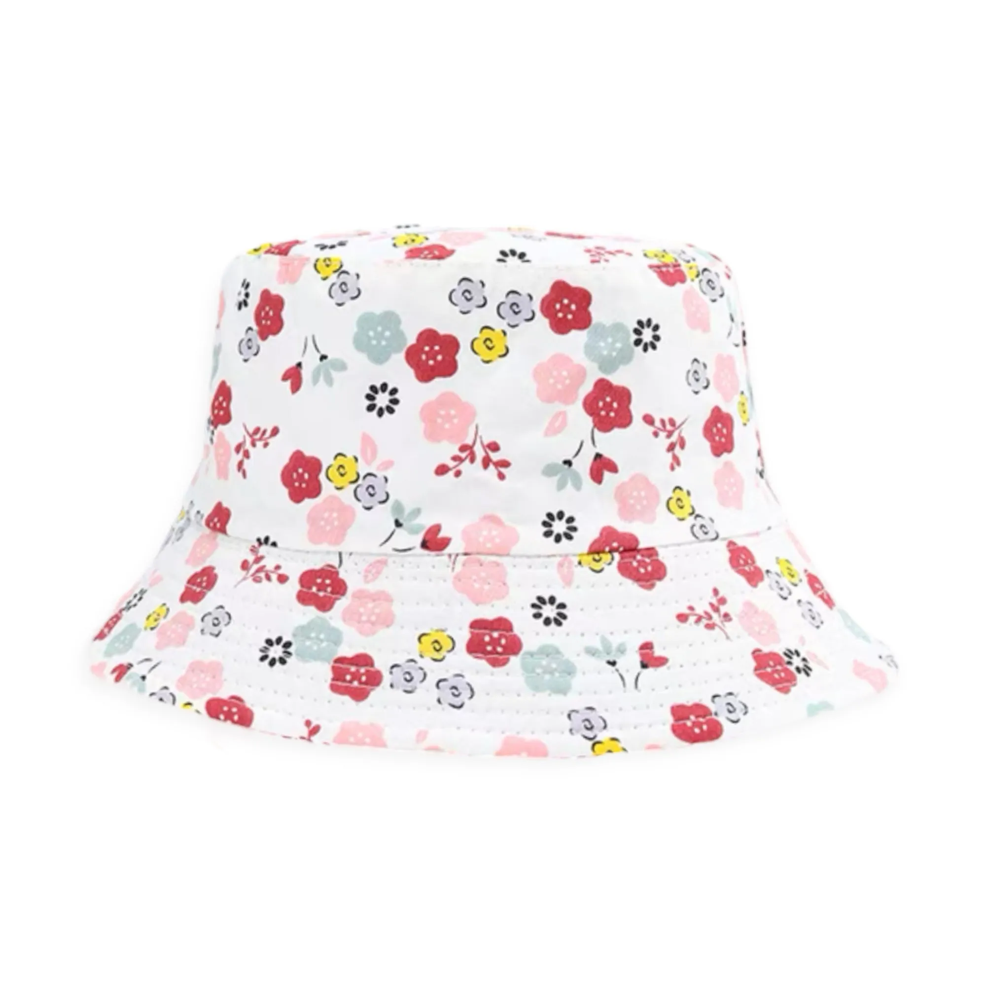 Red Blossom Breeze Floral Bucket Hat