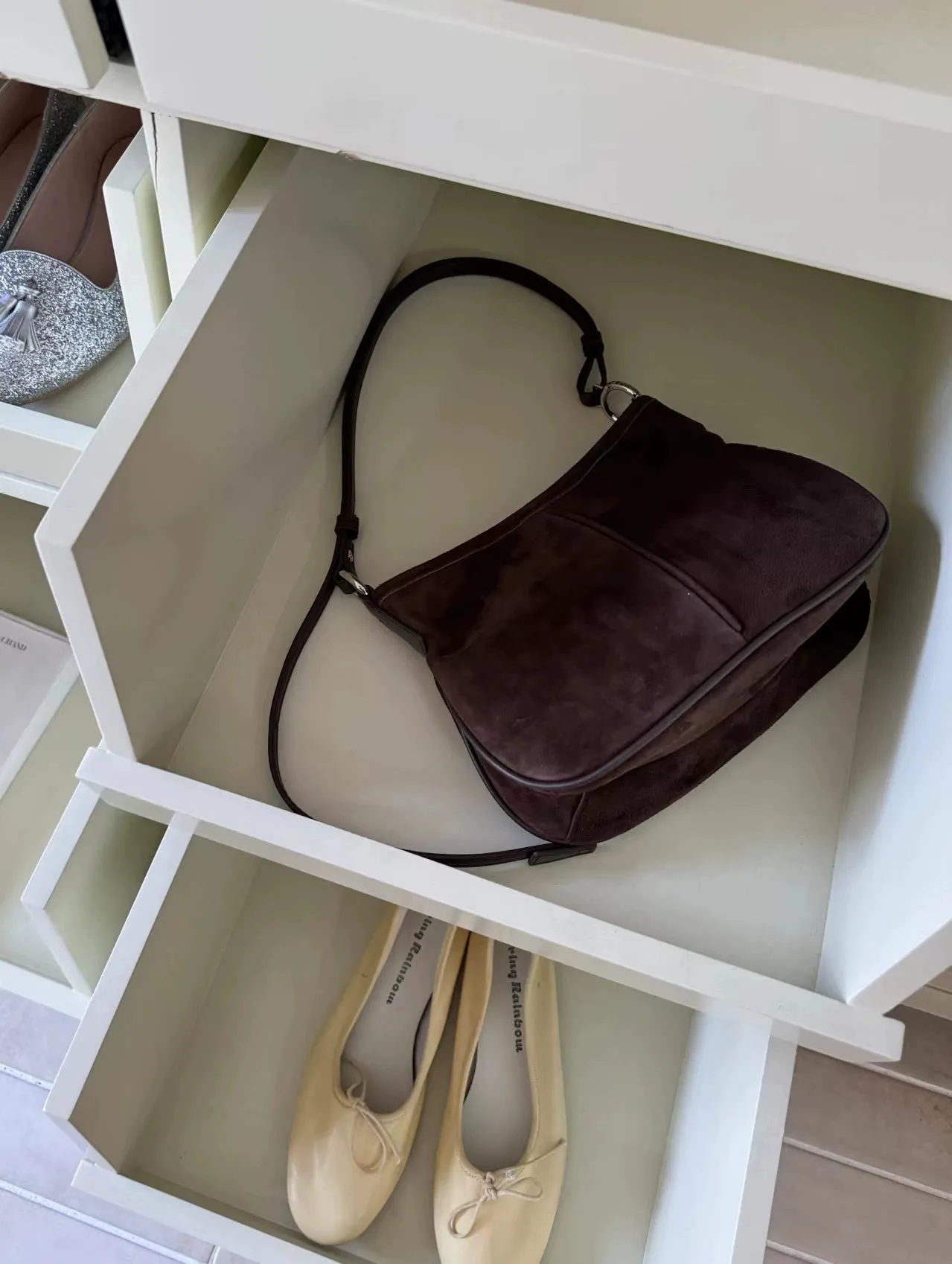 Retro Red Hobo Bag