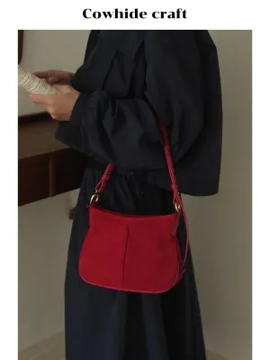 Retro Red Hobo Bag