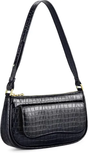 RONSIN Small Shoulder Bag for Women Mini Clutch Purse Tote Handbag Zipper Closure Crossbody Hobo Purse