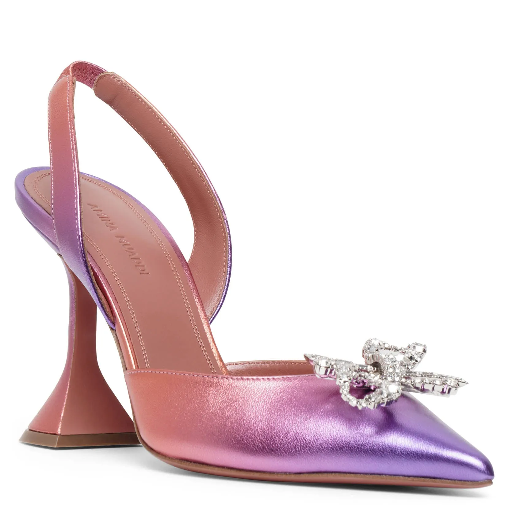 Rosie sling 95 sunset metallic leather pumps