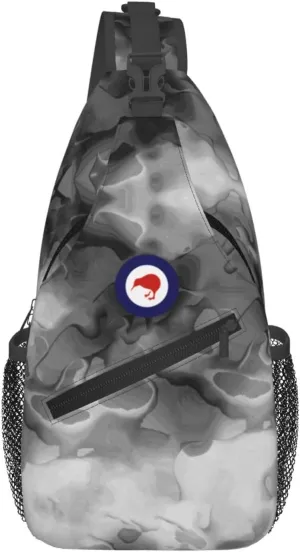 Royal New Zealand Air Force Sling Bag Crossbody Backpack Shoulder Casual Daypack Bag for Men Women