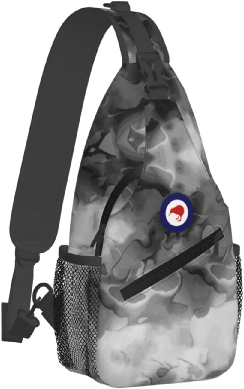 Royal New Zealand Air Force Sling Bag Crossbody Backpack Shoulder Casual Daypack Bag for Men Women