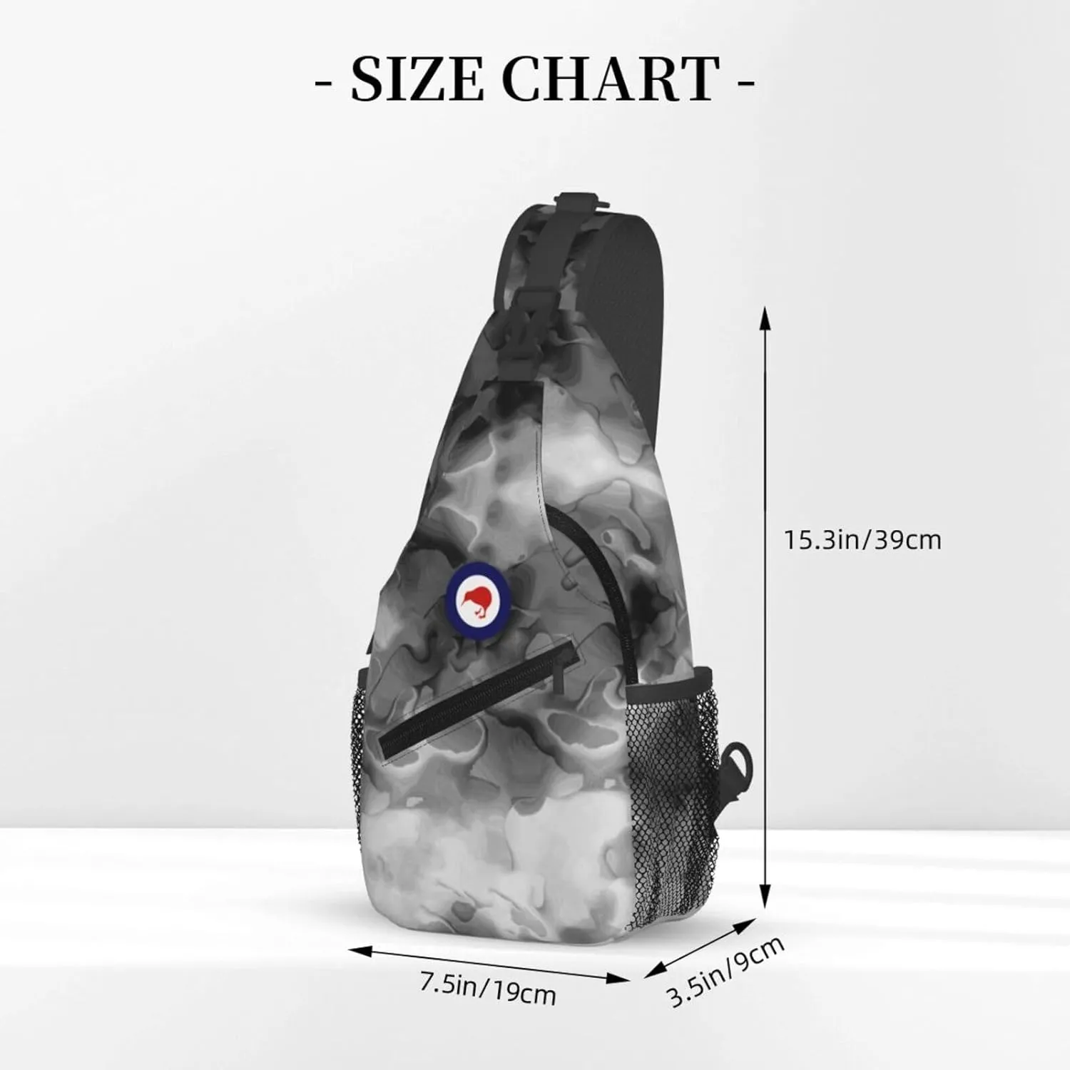 Royal New Zealand Air Force Sling Bag Crossbody Backpack Shoulder Casual Daypack Bag for Men Women