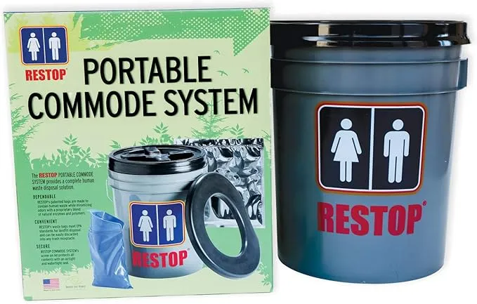 RS510 Commode w/Supplies (10 RS2 Solid and Liquid Waste Bags)
