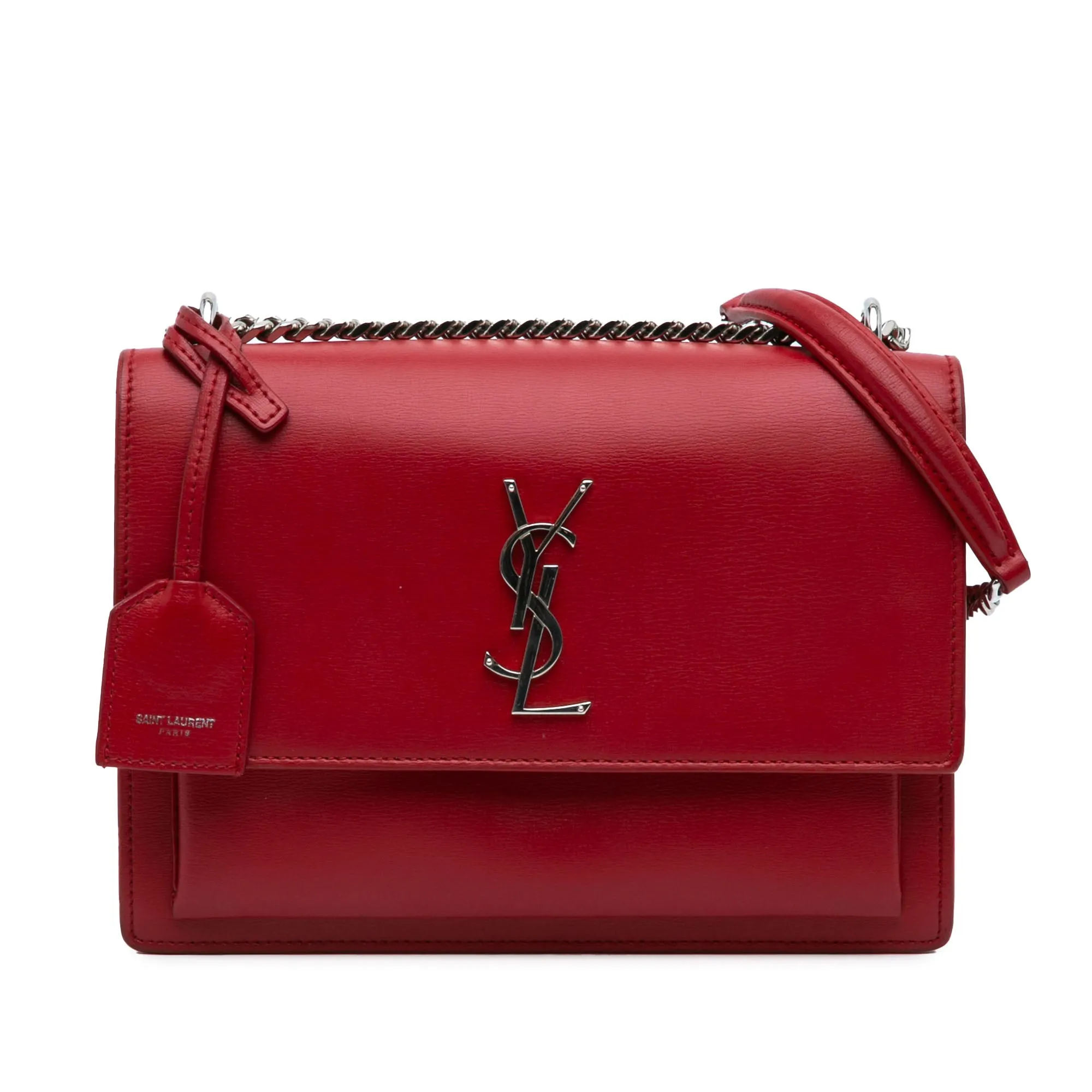 Saint Lau Medium Leather Monogram Sunset Crossbody
