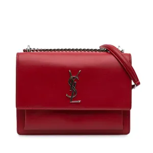 Saint Lau Medium Leather Monogram Sunset Crossbody