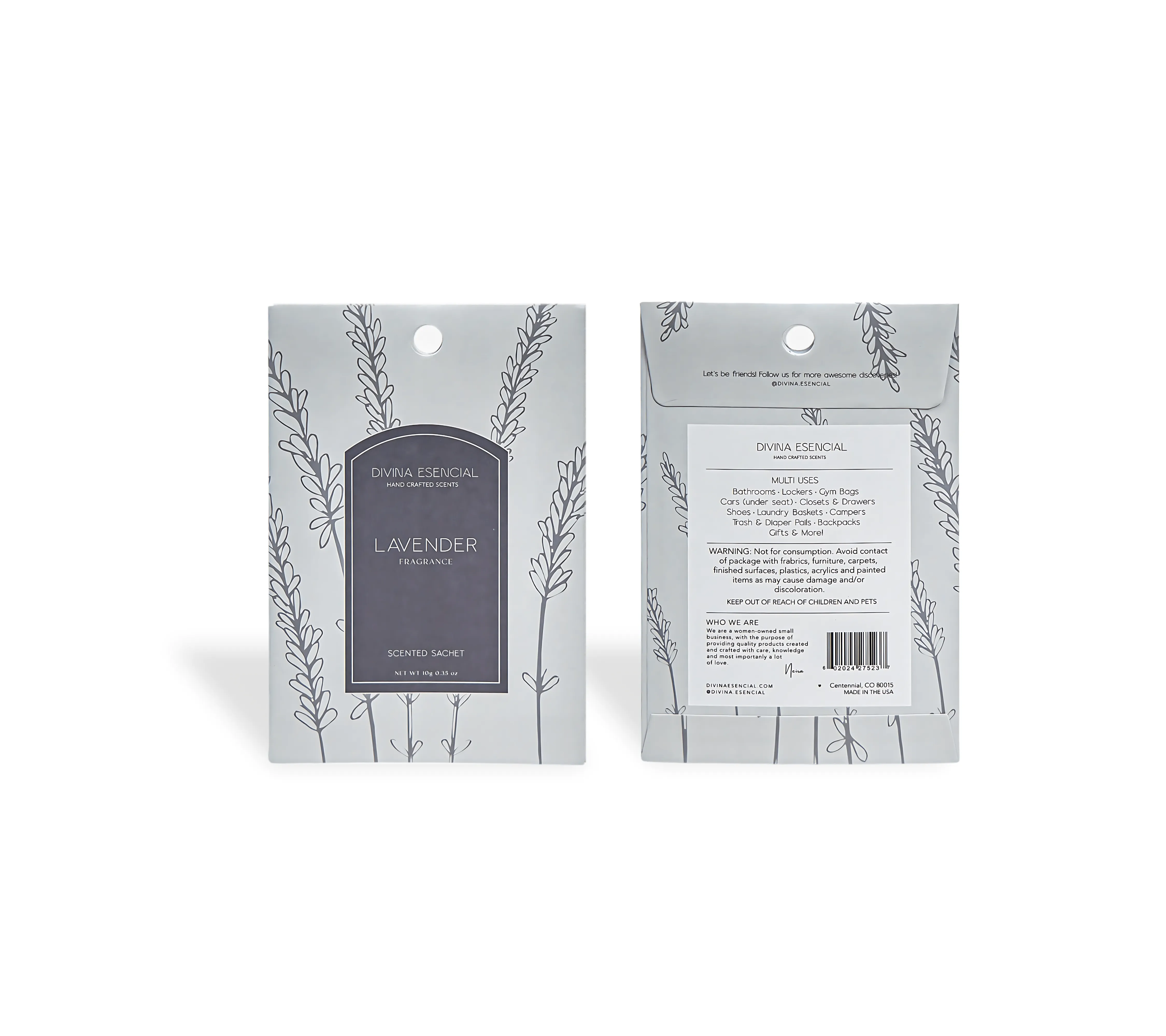Scented Sachets - Lavender, Ocean Breeze & Vanilla Trio
