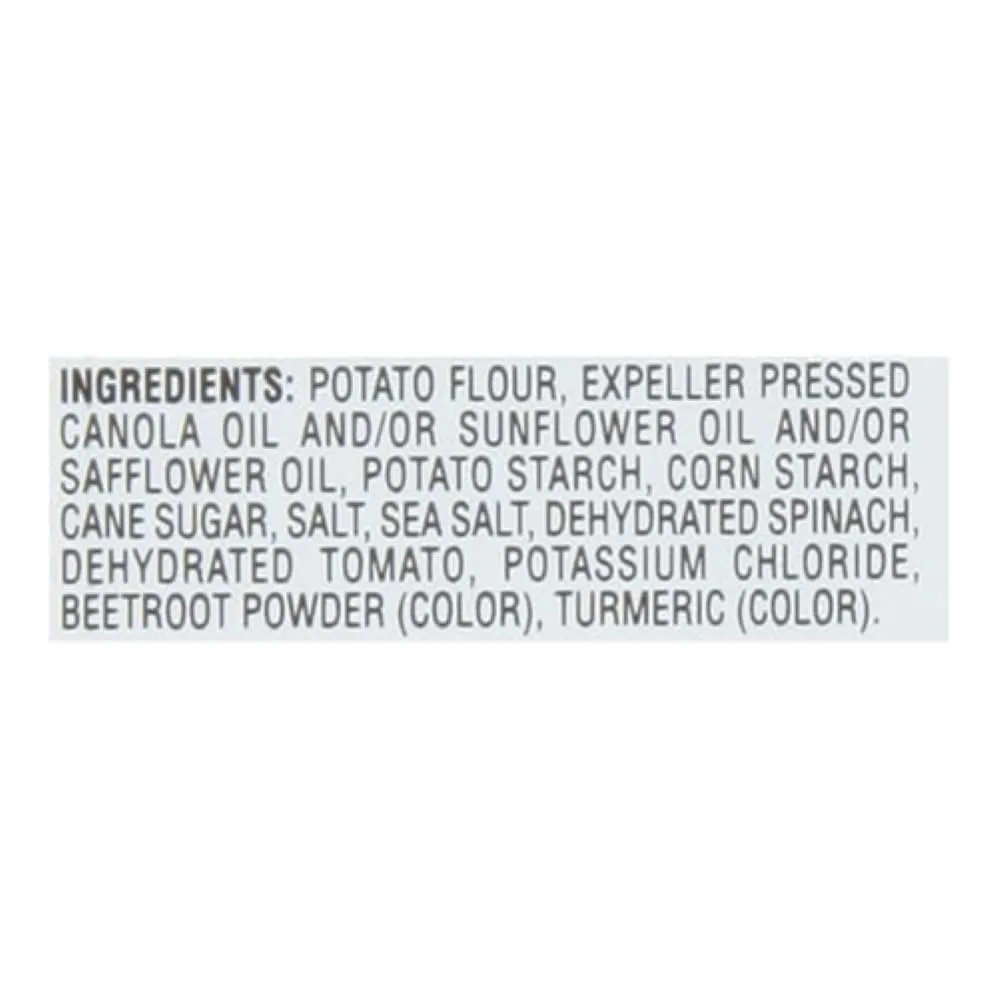 Sensible Portions Garden Veggie Wavy Chips, Sea Salt, Snack Size, 1 Oz (Pack of 24)