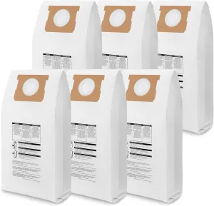 Shop-Vac 91932 Dust Collection Filter Bag for 5 Gallon Wall Mount Vacs, 6 Pack