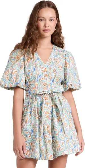 Shoshanna Women's Camaro Puff Sleeve Mini Dress