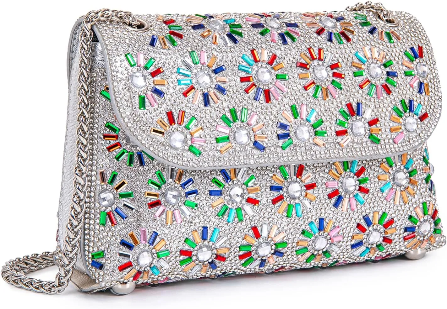 Shoulder Bags Crossbody Bag Purses Handbags Crystals Rhinestone Evening Bag for Women Clutch Purse with Chain