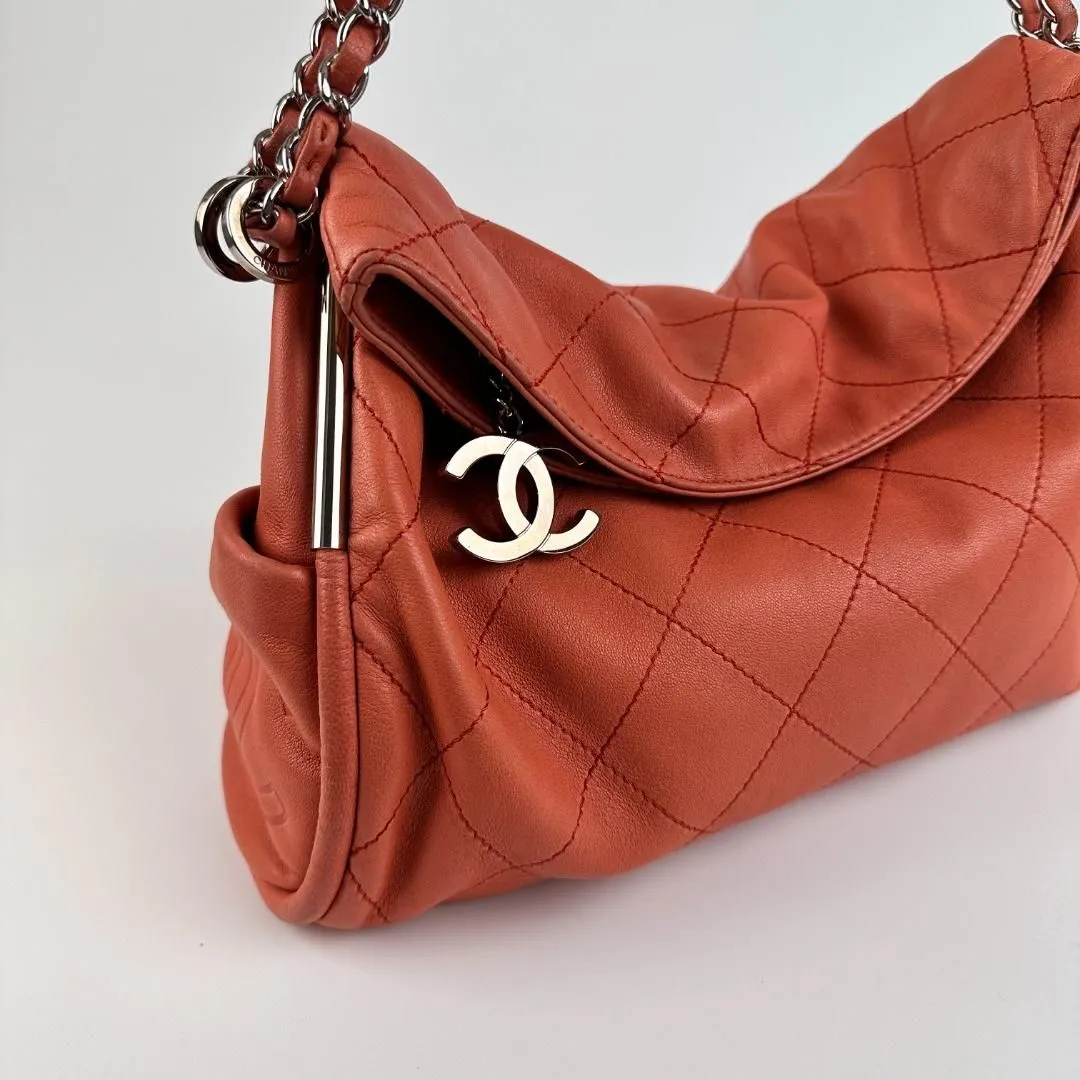 Shoulder Value-for-money Handbags Small MR Orange Ultimate Chanel Hobo Bags, - Soft Safety-assured