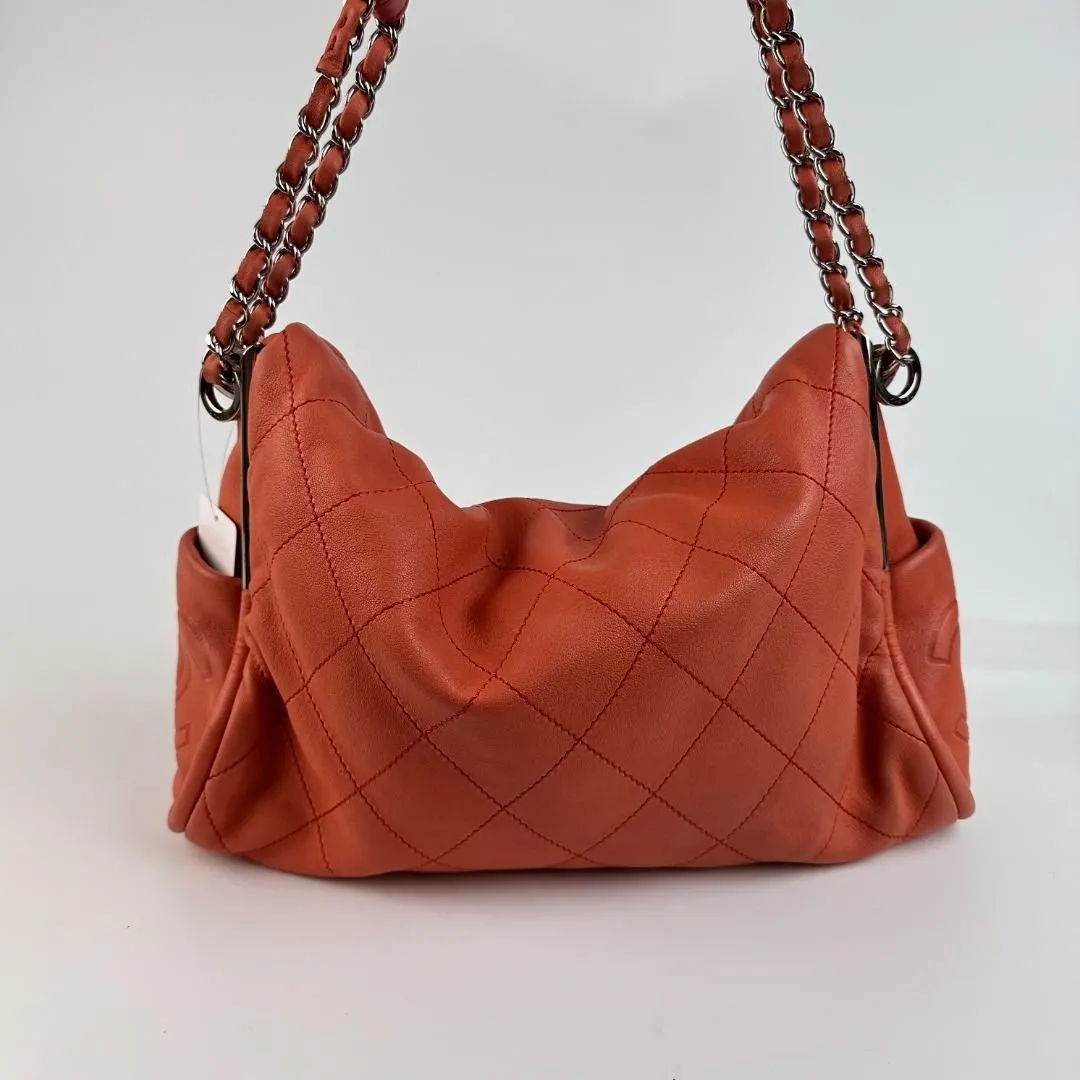 Shoulder Value-for-money Handbags Small MR Orange Ultimate Chanel Hobo Bags, - Soft Safety-assured