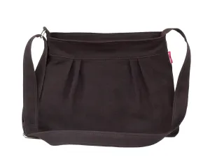 Small Canvas Crossbody Bags Purse for Women Shoulder Handbag Vintage Dark Brown Hobo Messenger