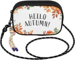 Small Crossbody Bags Autumn Harvest Pumpkins for Women Cell Phone Purses Shoulder Bag Handbag with Adjustable Strap