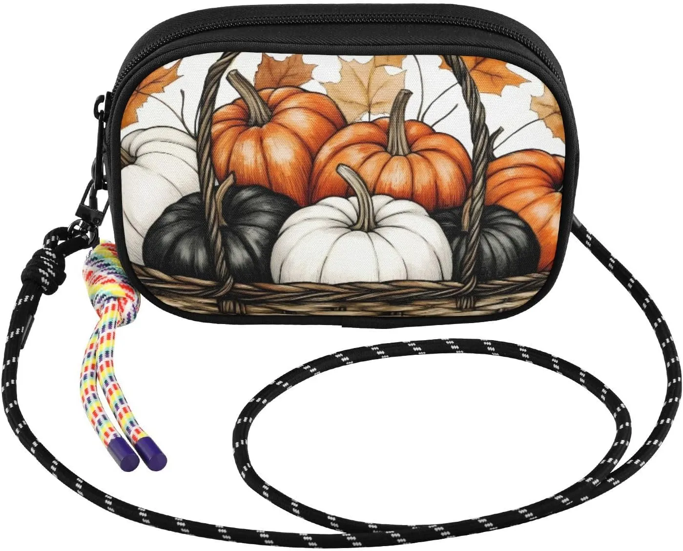 Small Crossbody Bags Harvest Pumpkins Autumn for Women Cell Phone Purses Women's Shoulder Handbag Wallet Purse