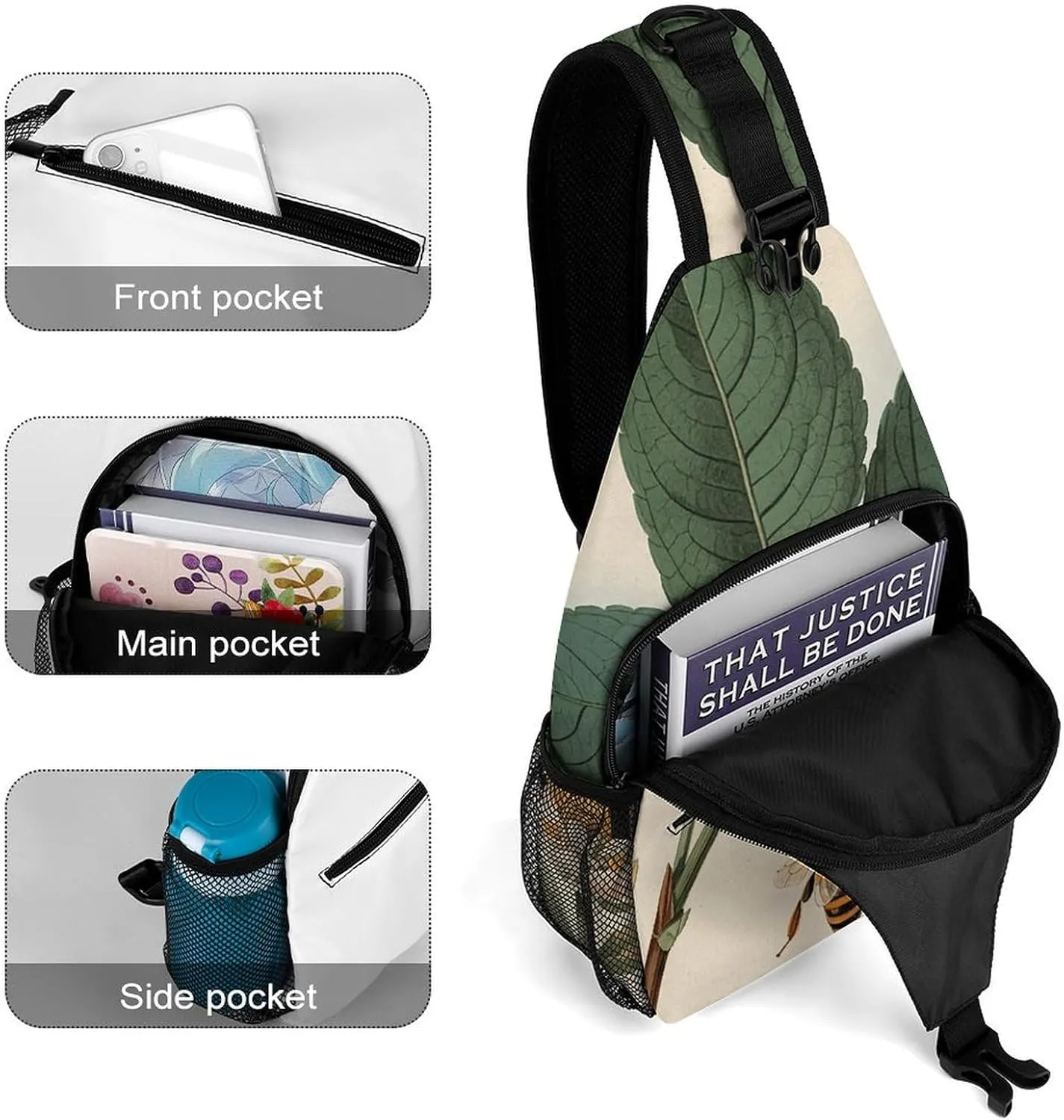 Small Crossbody Sling Backpack Flag of Venezuela Chest Bags for Traveling Chest Fashion Shoulder Bag