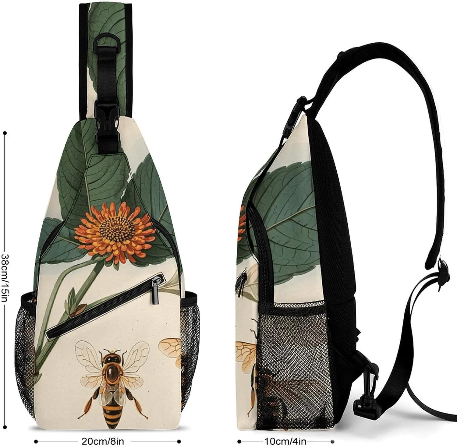 Small Crossbody Sling Backpack Flag of Venezuela Chest Bags for Traveling Chest Fashion Shoulder Bag