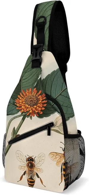 Small Crossbody Sling Backpack Flag of Venezuela Chest Bags for Traveling Chest Fashion Shoulder Bag
