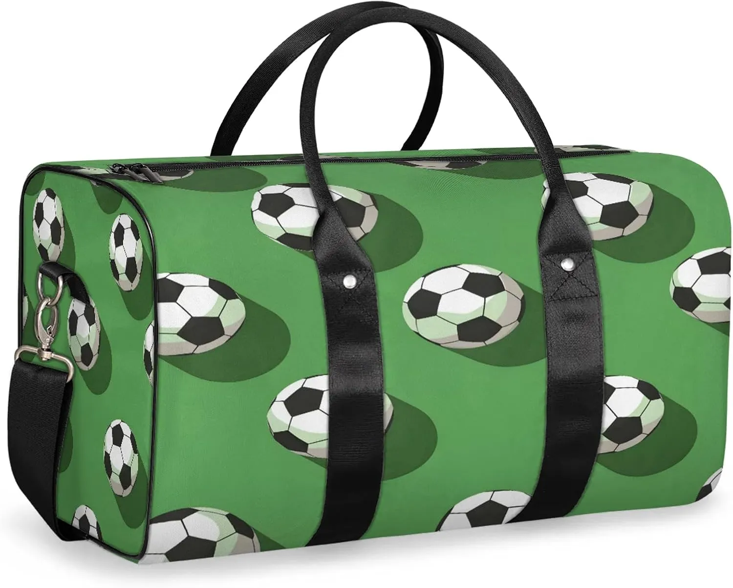 Soccer Ball Travel Bag for Men Women, Gym Duffle Bags for Travel, Carry On Luggage Bag, Weekender Overnight Workout Bags