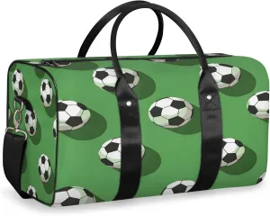 Soccer Ball Travel Bag for Men Women, Gym Duffle Bags for Travel, Carry On Luggage Bag, Weekender Overnight Workout Bags
