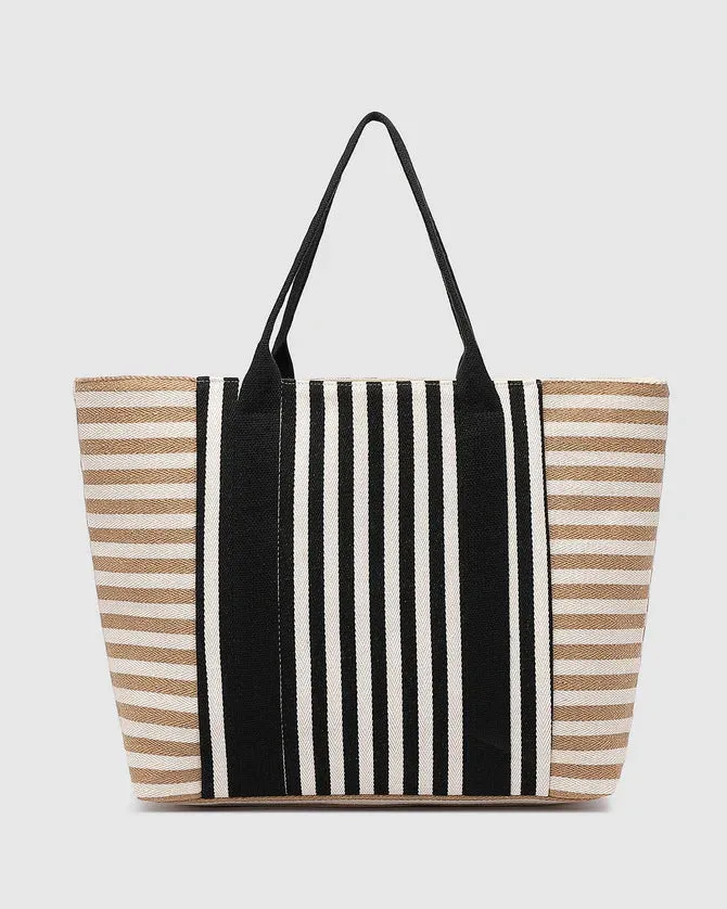 Sorrento Canvas Beach Bags - Taupe