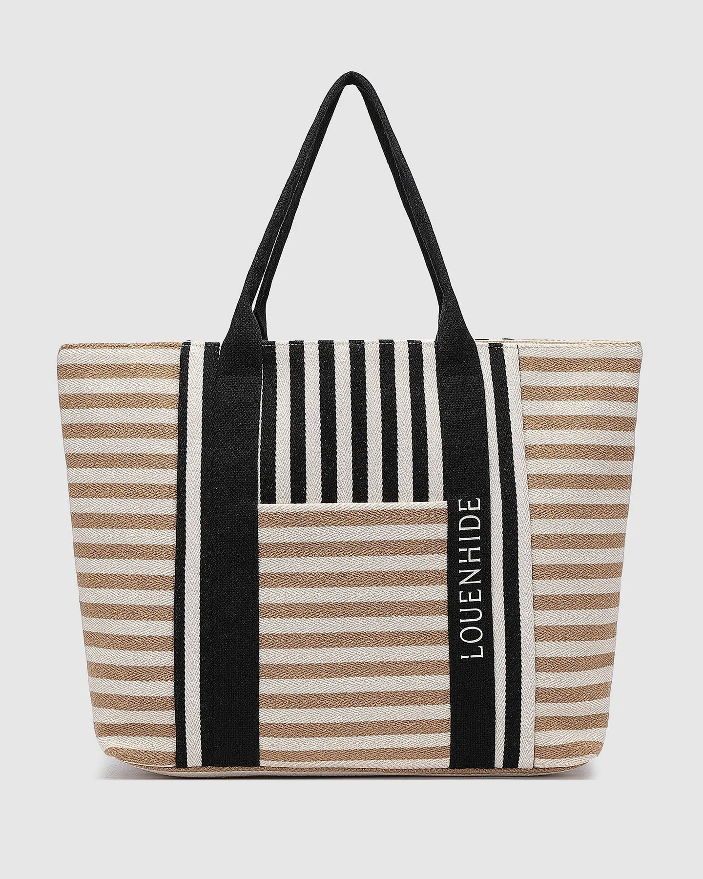 Sorrento Canvas Beach Bags - Taupe