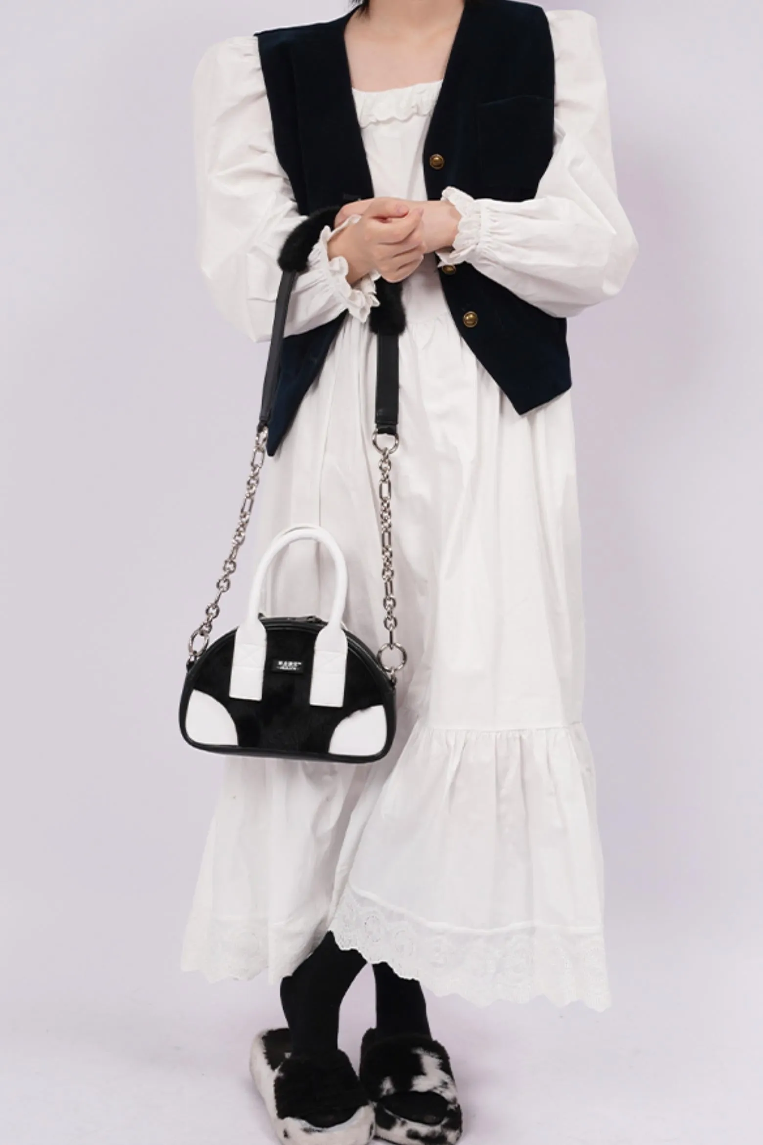Spice Fur Sling Bag