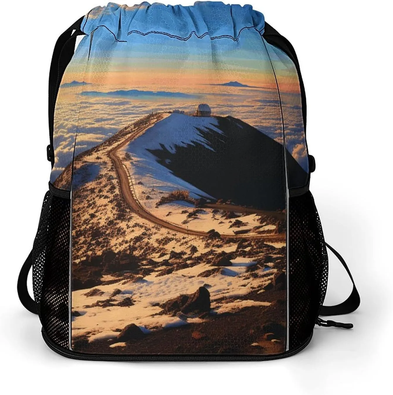 Sports Belt Pocket (dry And Wet Separation), Mauna Kea Summit Sunset Print Gym Bag Durable And Convenient for Travel,gym,work