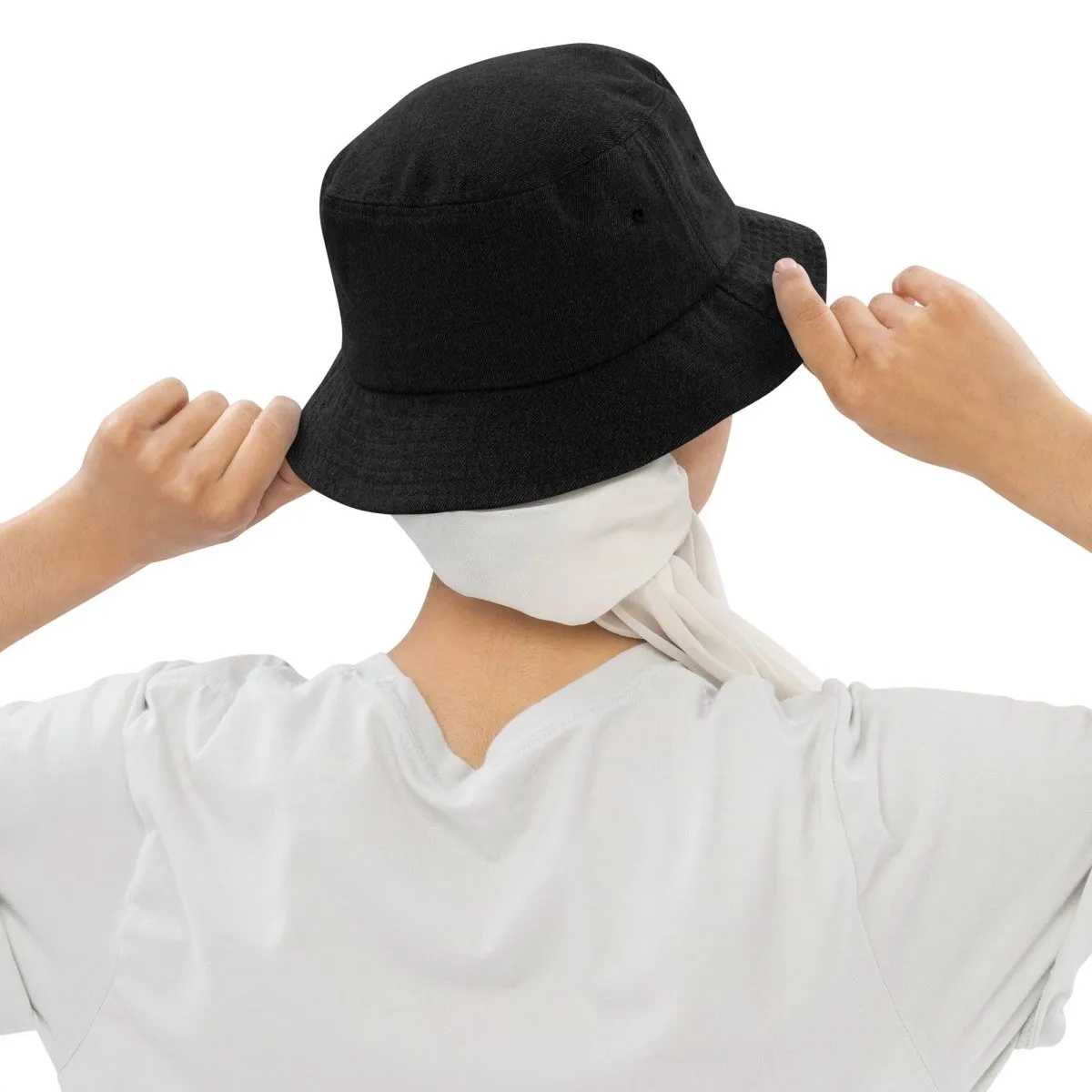 Spring Blossom Denim SOBER AF Bucket Hat