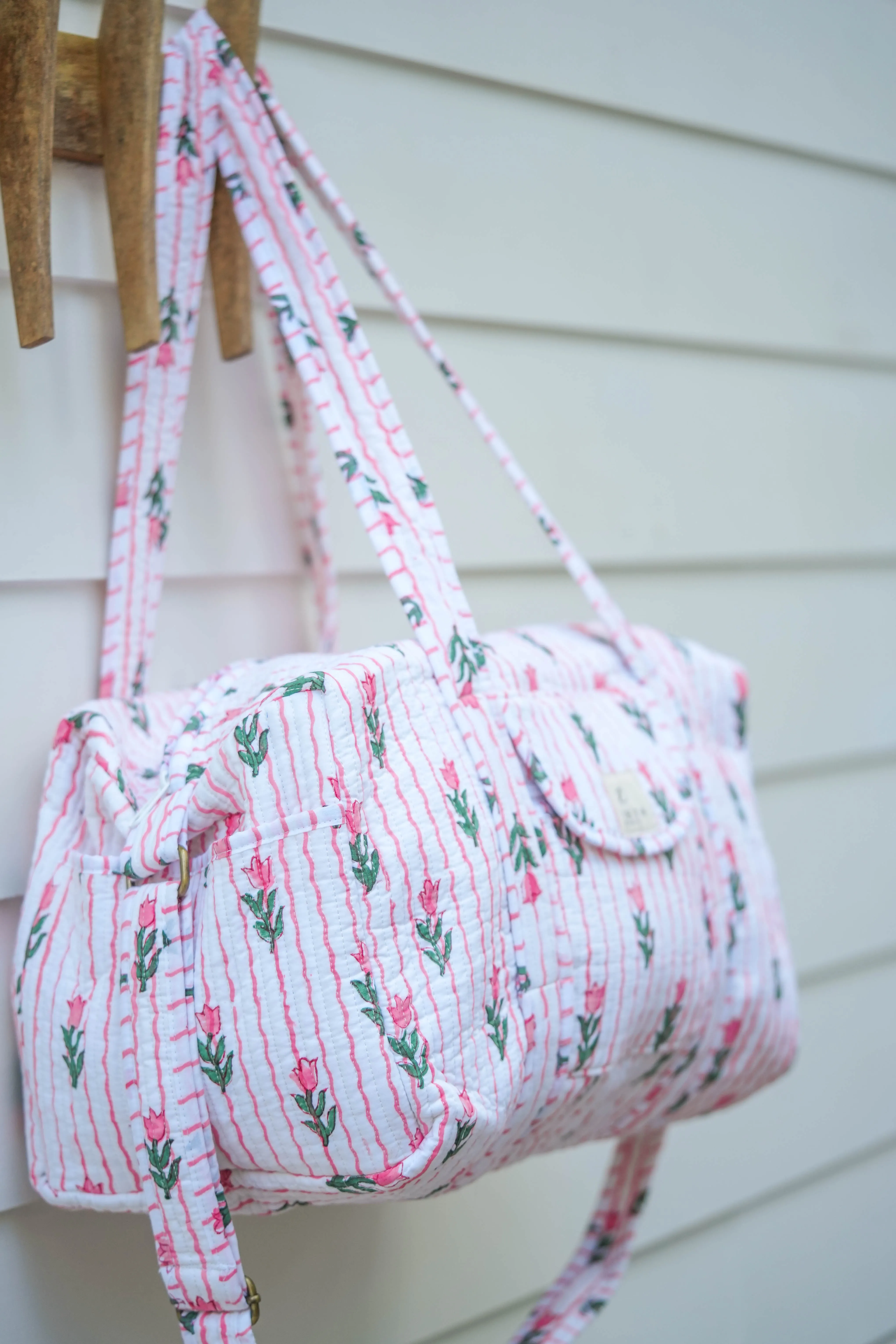 Spring Tulip Duffle Bag