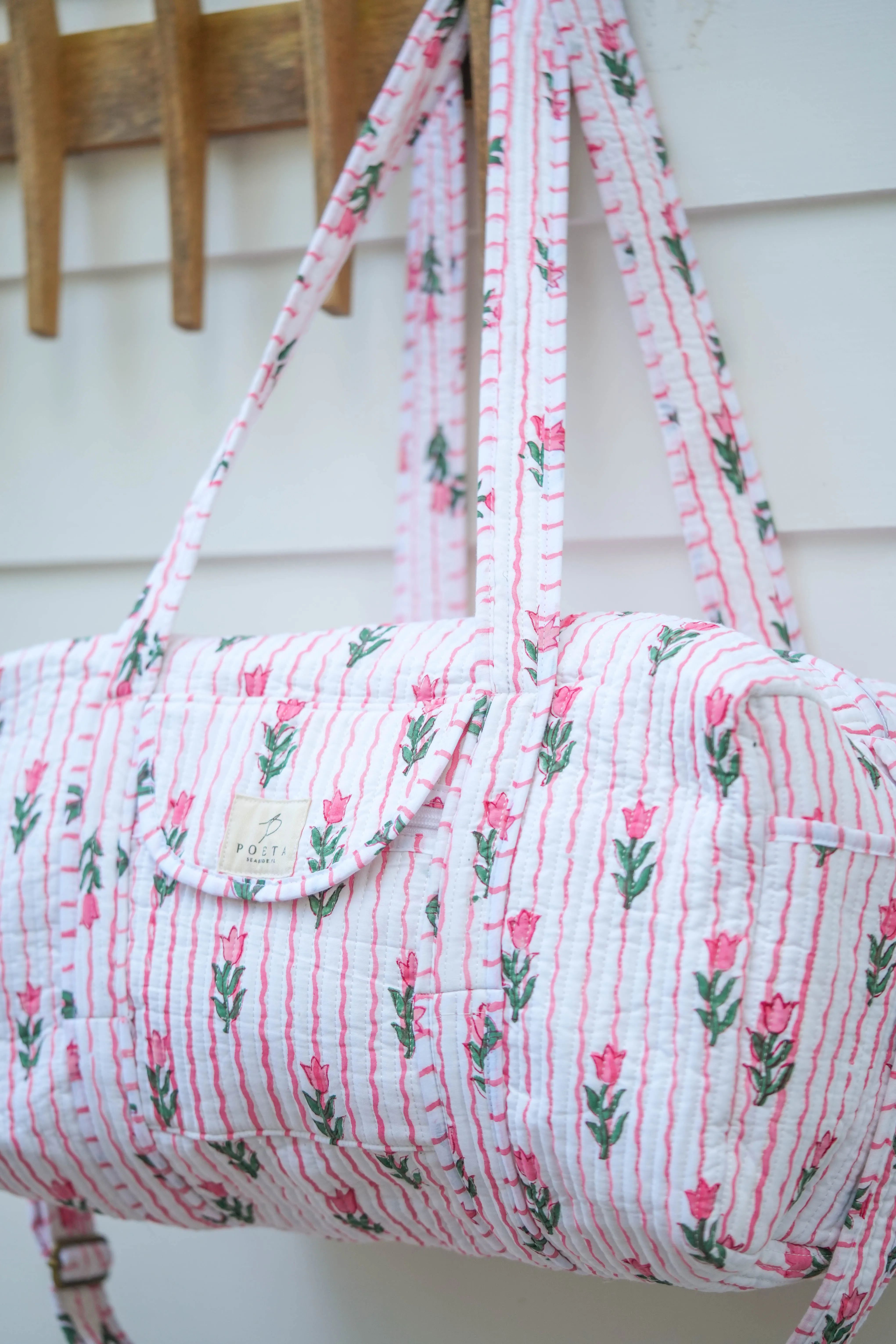 Spring Tulip Duffle Bag