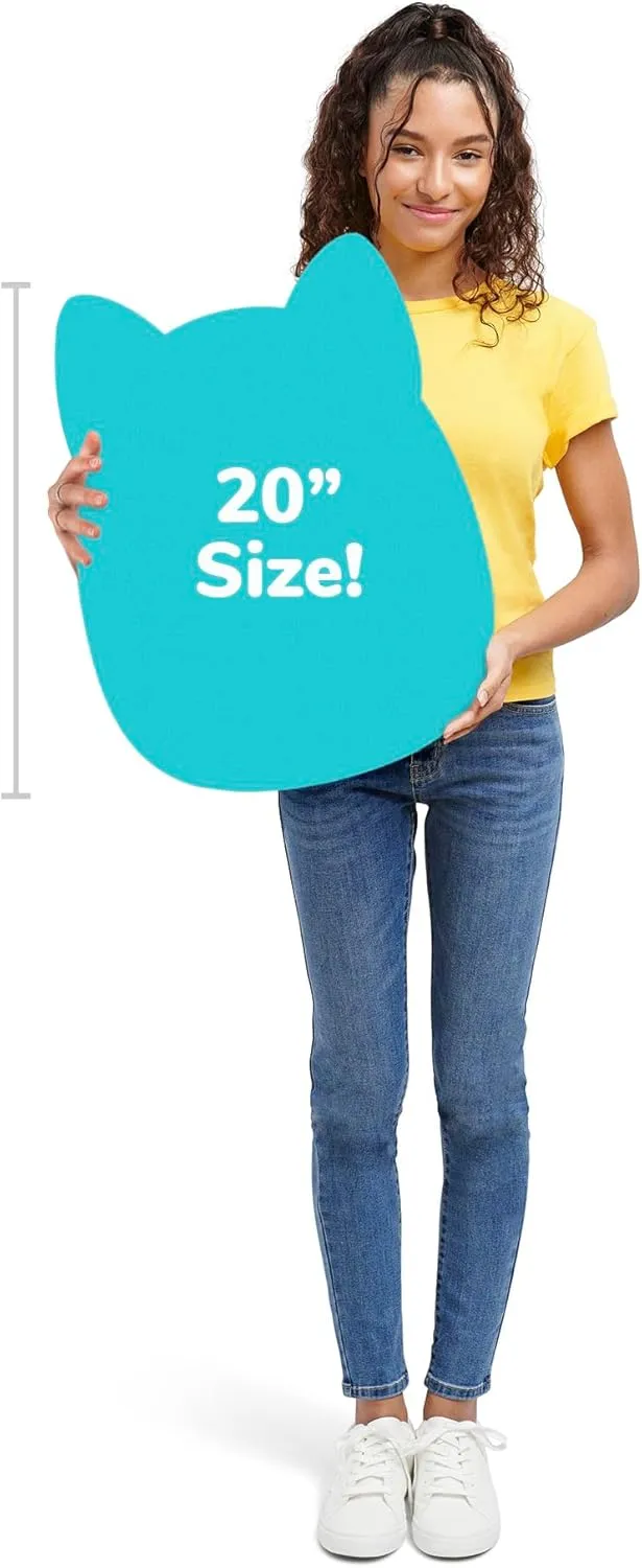 Squishmallows Original 20in Austin The Green Avocado with Bucket Hat – Official Jazwares Plush (Jumbo)