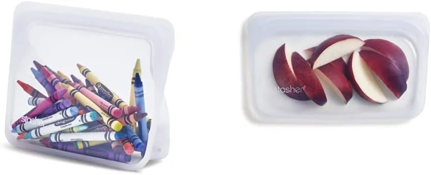 Stasher Reusable Silicone Storage Bags (Mini   Snack) Bundle