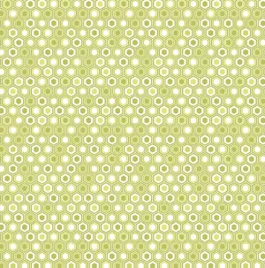 Stitch Garden - Tonal Hexy Lime (20cm)