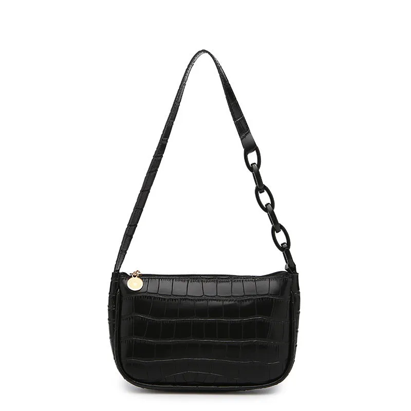 STOREXQ  Hobo Underarm Bag ladies Handbags Crocodile Pattern Underarm Bag Fashion Trending Women's Shoulder Bag