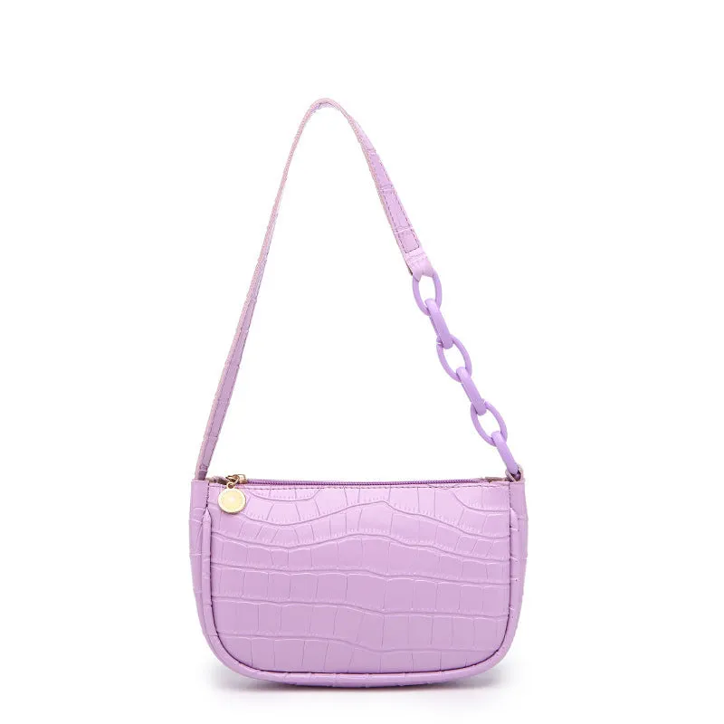 STOREXQ  Hobo Underarm Bag ladies Handbags Crocodile Pattern Underarm Bag Fashion Trending Women's Shoulder Bag